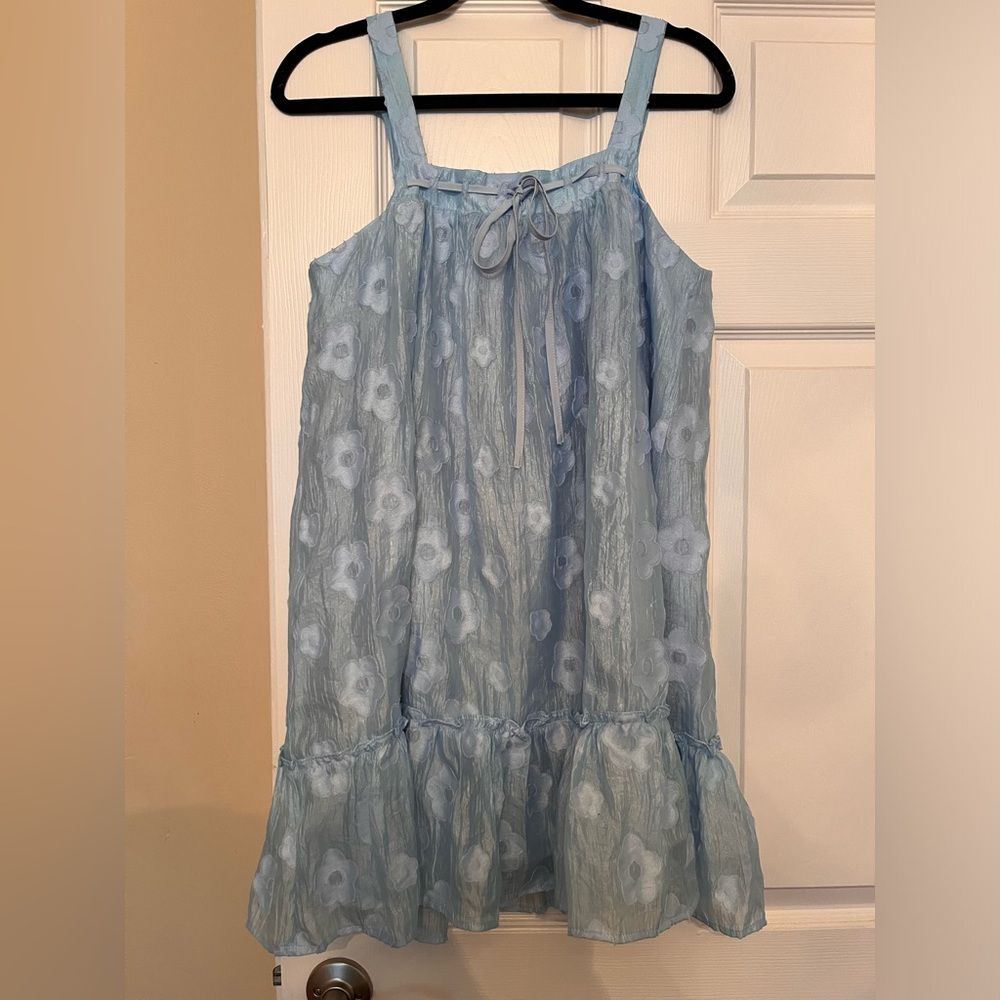 Blue Floral Dress